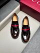 Gucci Man Dark Brown Calfskin Business Leather Shoes 042887 (4)_th.jpg